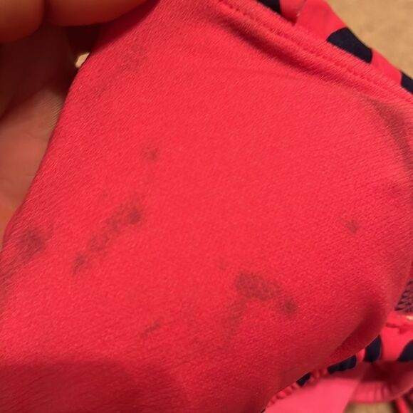 three Piece Pink Bikini 2 Tops and 1 Bottom. - Picture 6 of 6